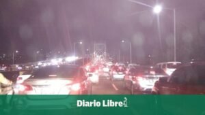 Caos vial desde el Distrito Nacional hacia Santo Domingo Este