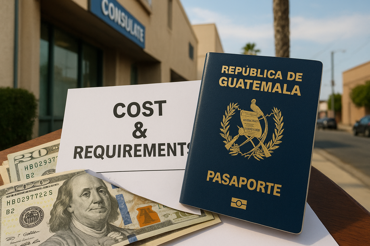 Costo y requisitos para tramitar el pasaporte guatemalteco en Los Ángeles