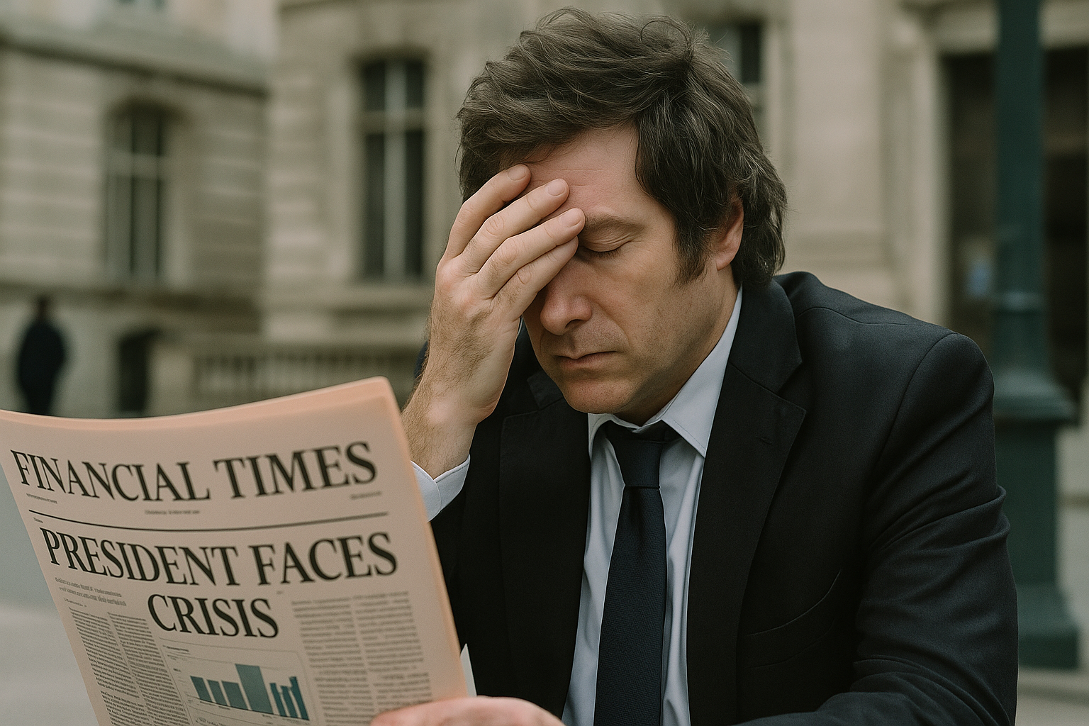 Milei enfrenta la mayor crisis de su presidencia según Financial Times