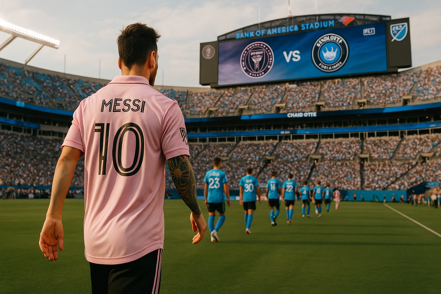 Inter Miami enfrenta a Charlotte con Messi como titular en la MLS