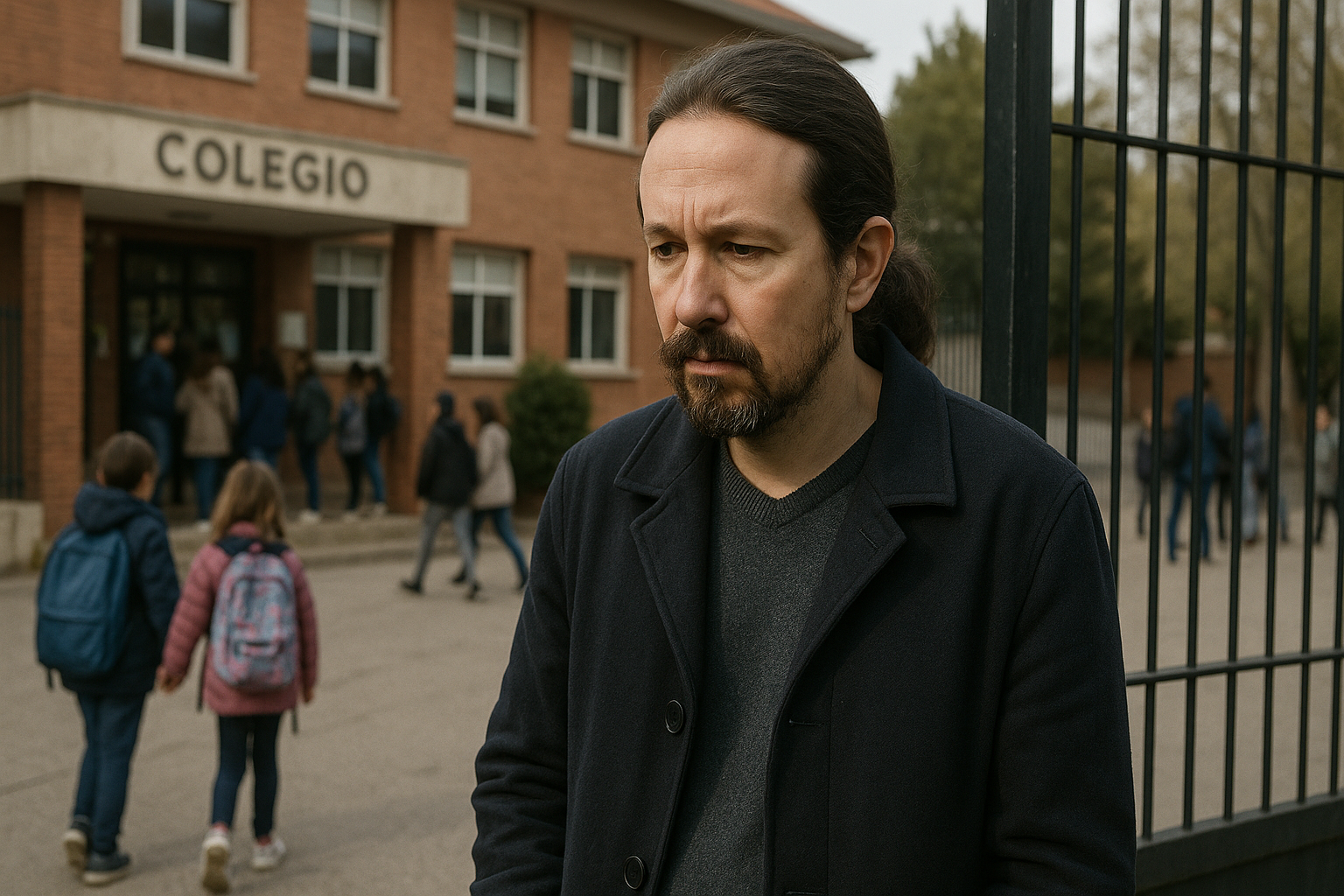 Iglesias justifica en la presión social haber escolarizado a sus hijos
