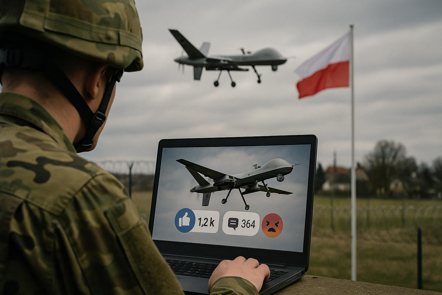 Rusia prueba la respuesta de la OTAN con drones en espacio aéreo polaco