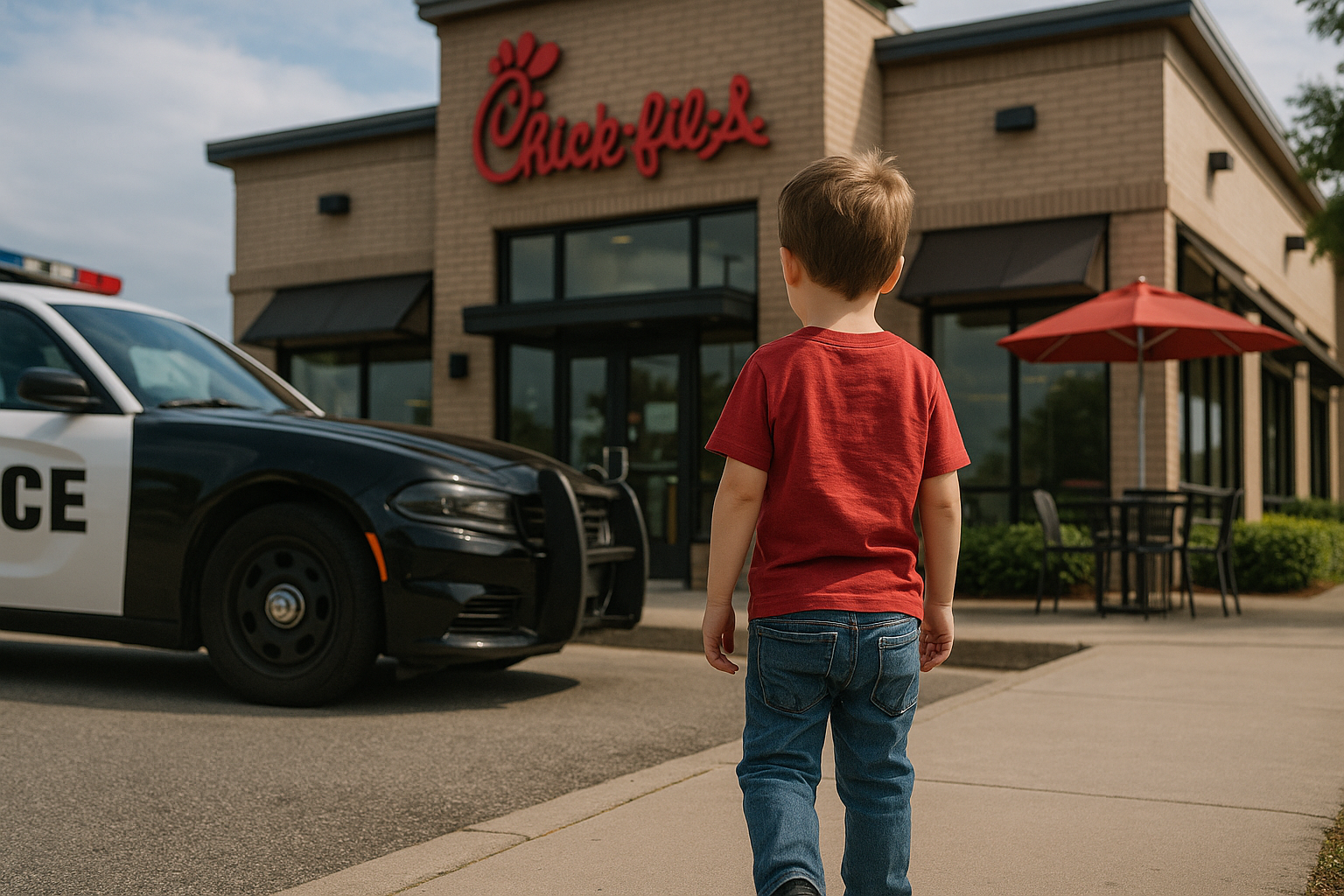 Niño de 5 años se escapa de casa en Florida y es hallado en Chick-fil-A