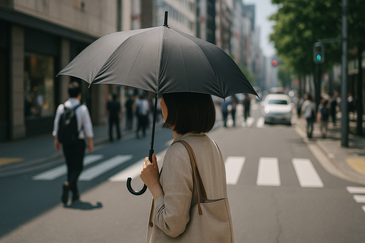Por qué los japoneses usan paraguas más allá de la lluvia y el sol