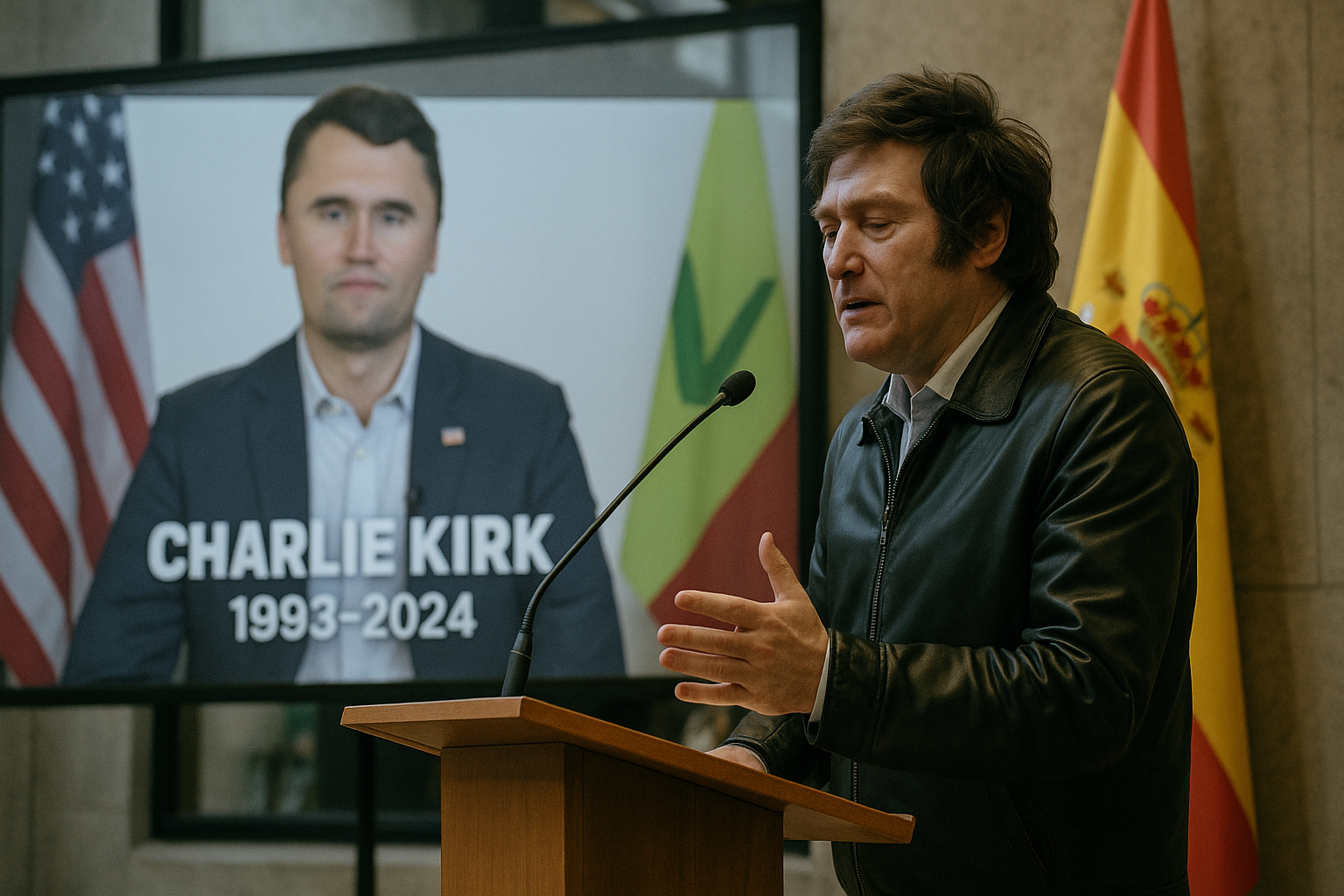 Milei se comparó con el activista asesinado Charlie Kirk