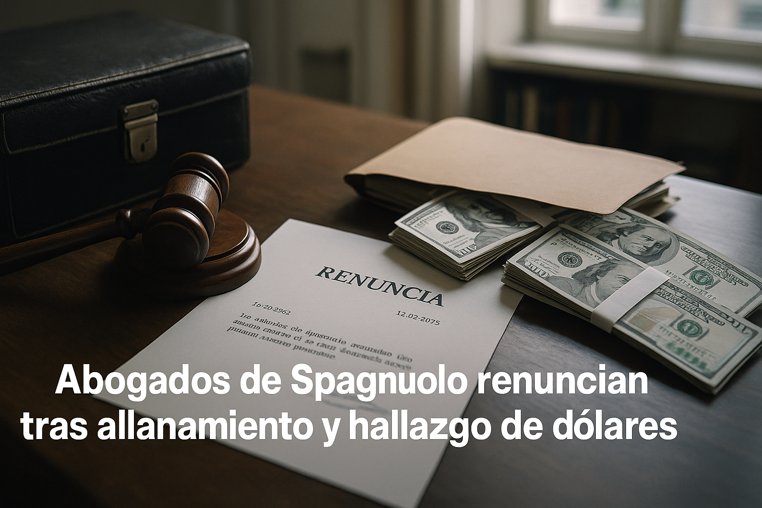 Abogados de Spagnuolo renuncian tras allanamiento y hallazgo de dólares