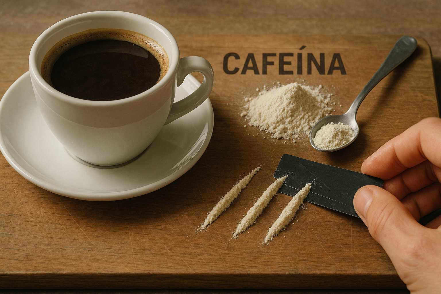 Cafeína: del café a su uso en polvo para esnifar