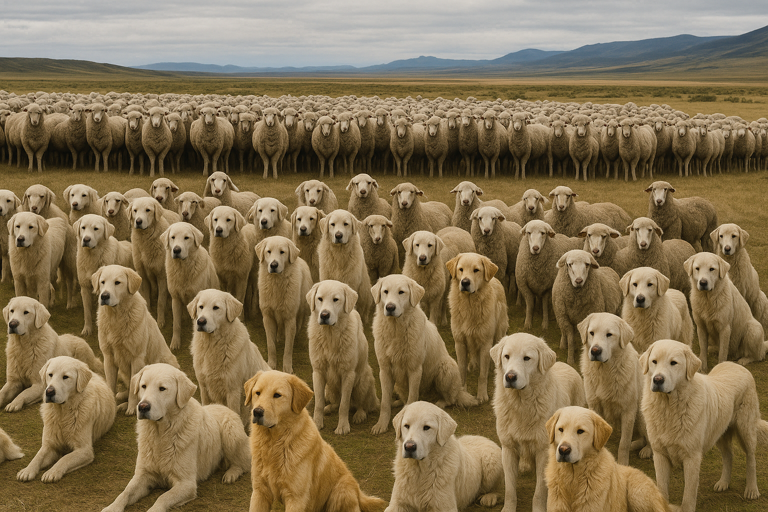 ** 50 perros protegen el ganado en Tierra del Fuego