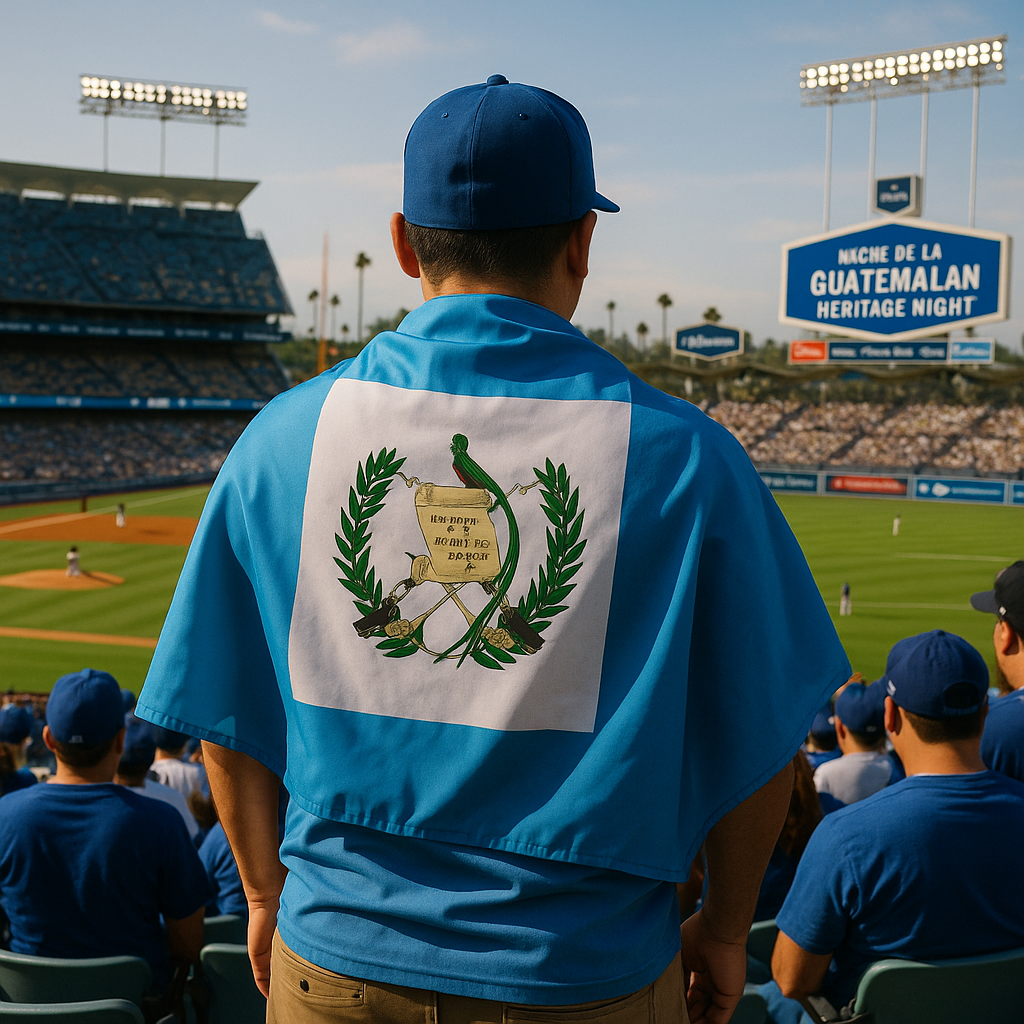 Homenaje a guatemaltecos en Dodger Stadium durante el Mes de la Herencia Hispana