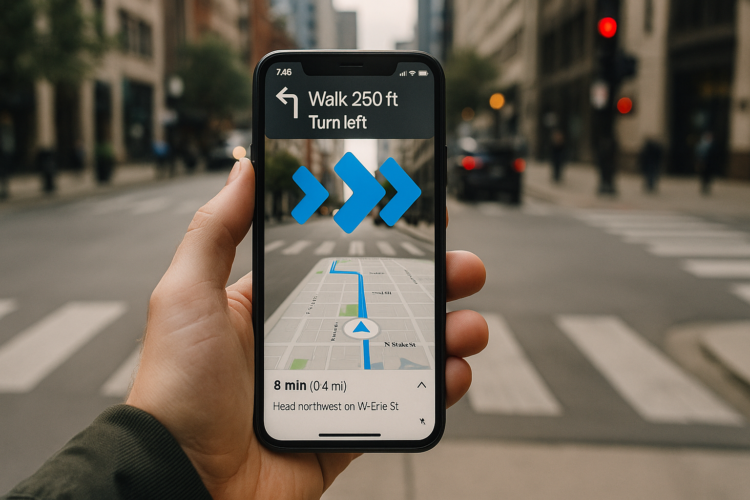 El truco oculto de Google Maps para ir a pie