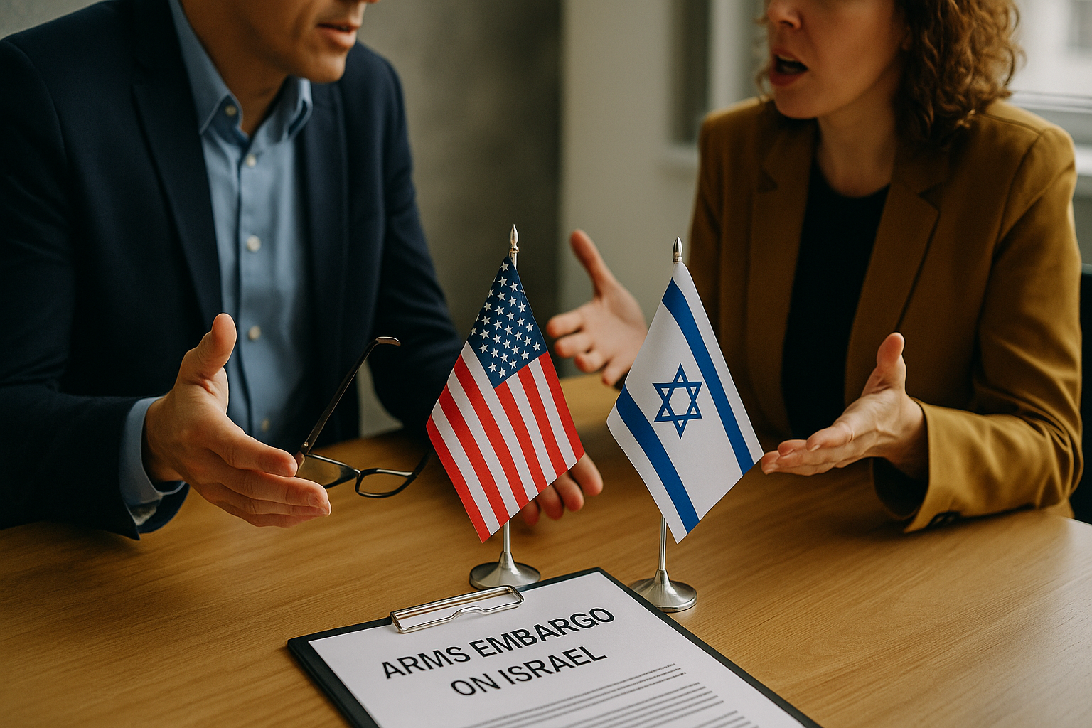 Discrepancias sobre decreto de embargo de armas a Israel