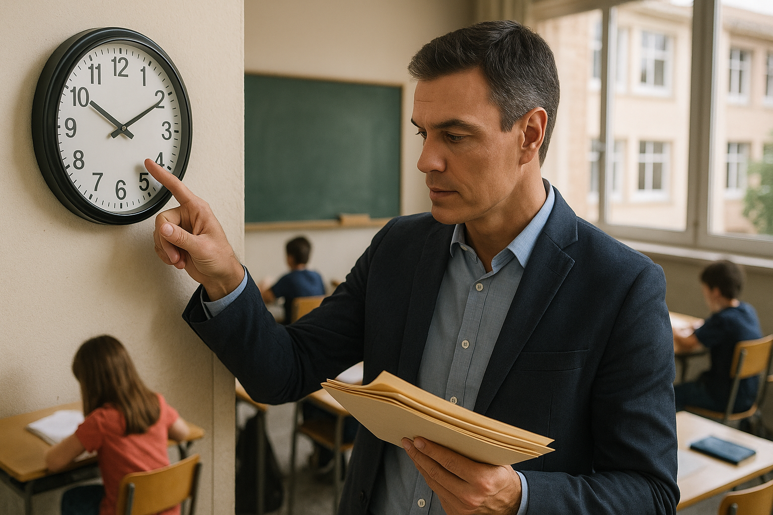 Sánchez reducirá las horas lectivas del profesorado por ley