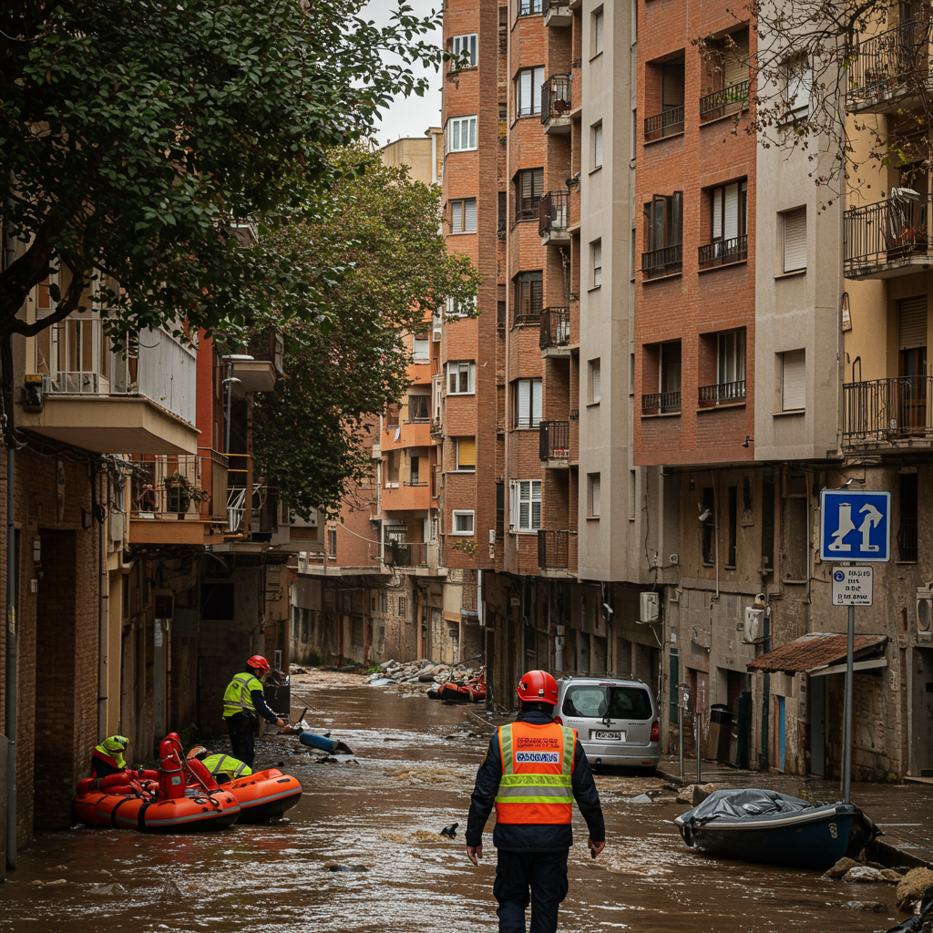 Dana del 29-O: 24 correos de la CHJ a Emergencias