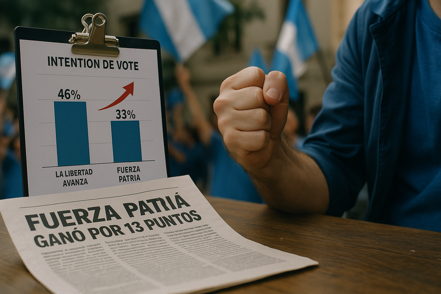 Fuerza Patria ganó por 13 puntos en la provincia, sorprendiendo a encuestadoras