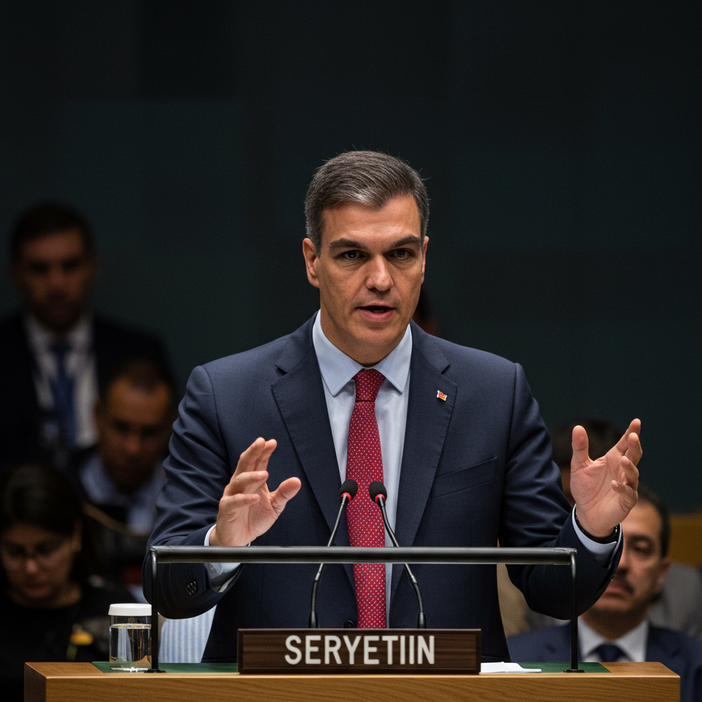 Sánchez en la ONU: Rebeldía moral ante la crisis palestina