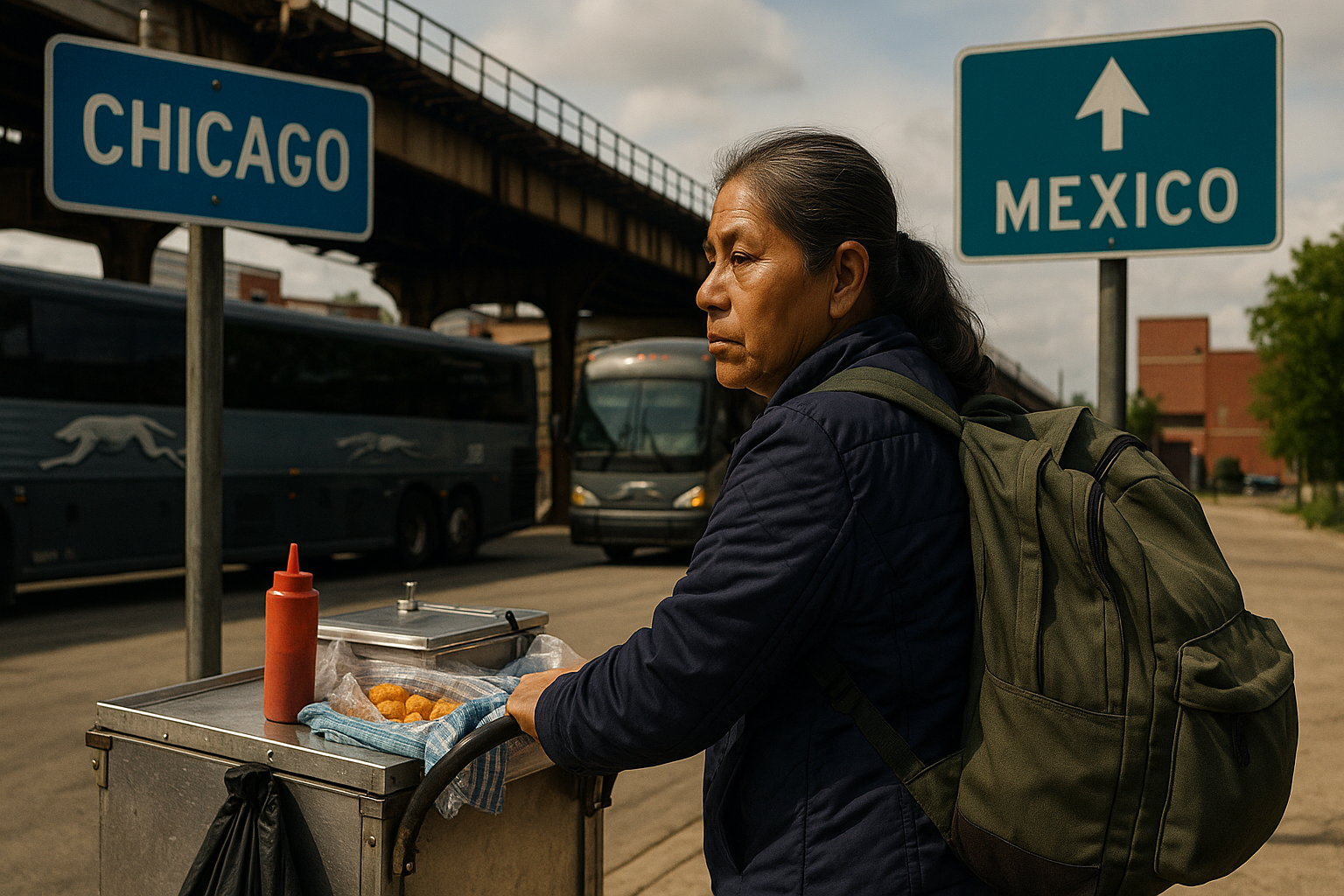 El regreso a México de una vendedora ambulante tras tres décadas en EE.UU.