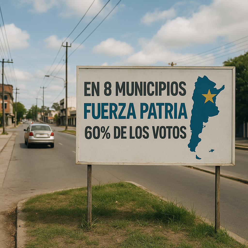 Ocho bastiones del Conurbano donde Fuerza Patria superó el 60% de los votos