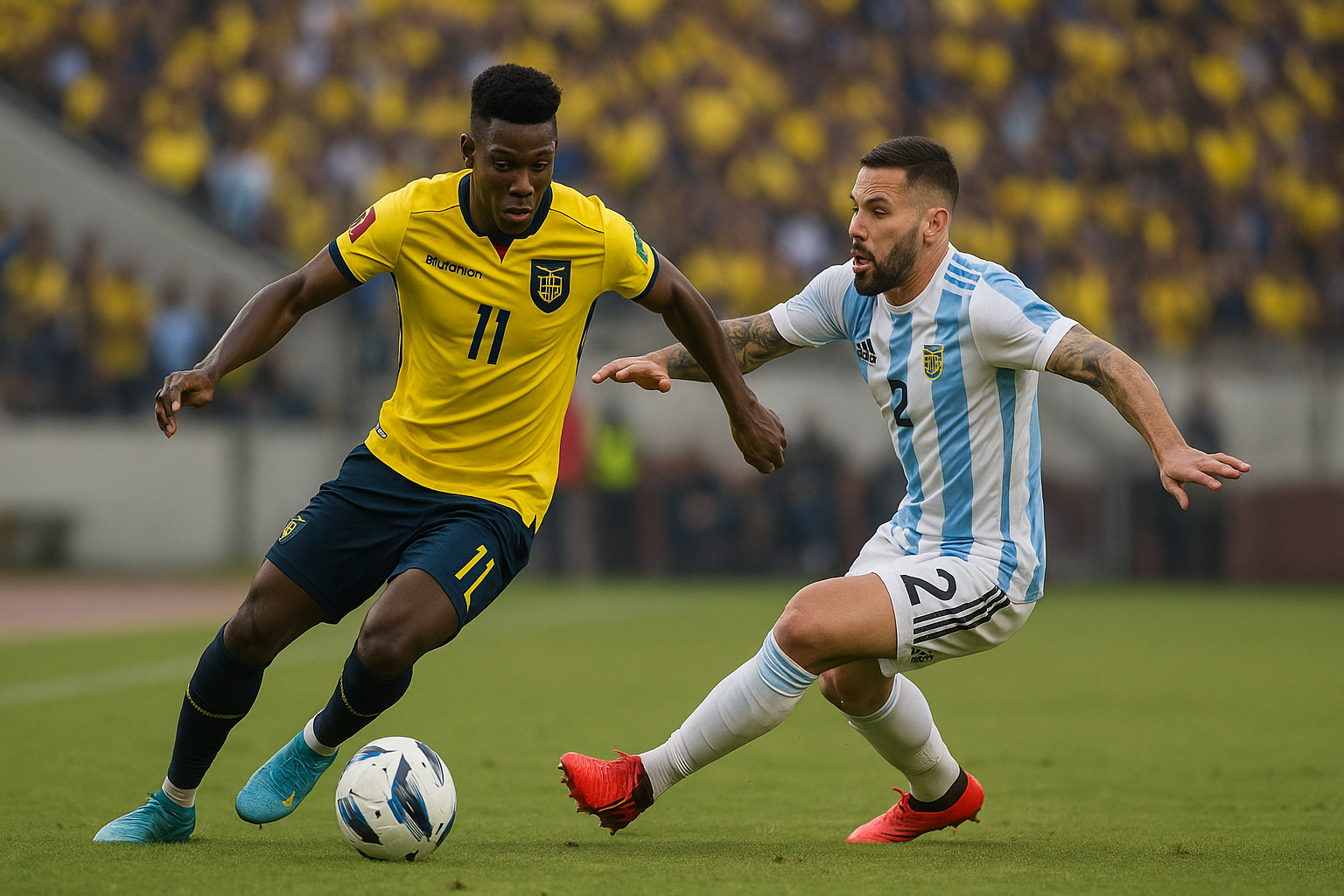 Ecuador vs. Argentina: la jugada que llevó a la expulsión de Otamendi