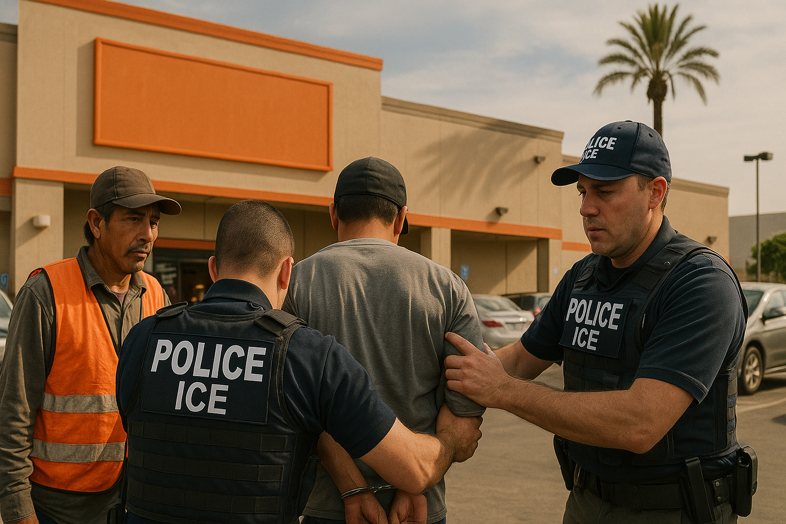 Home Depot en California, centro de redadas y detenciones del ICE