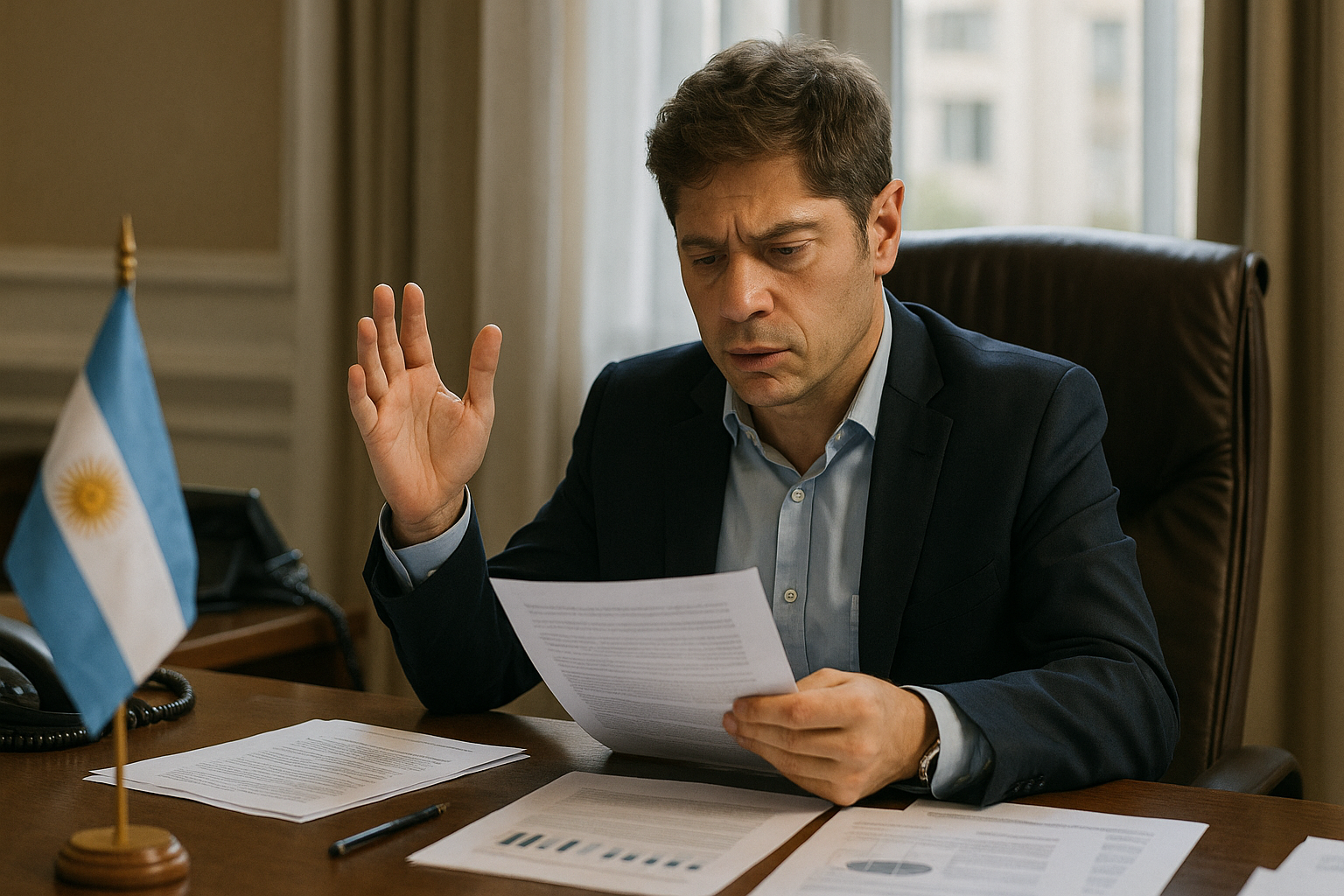 Kicillof solicita al Gobierno revisar su política económica tras derrota