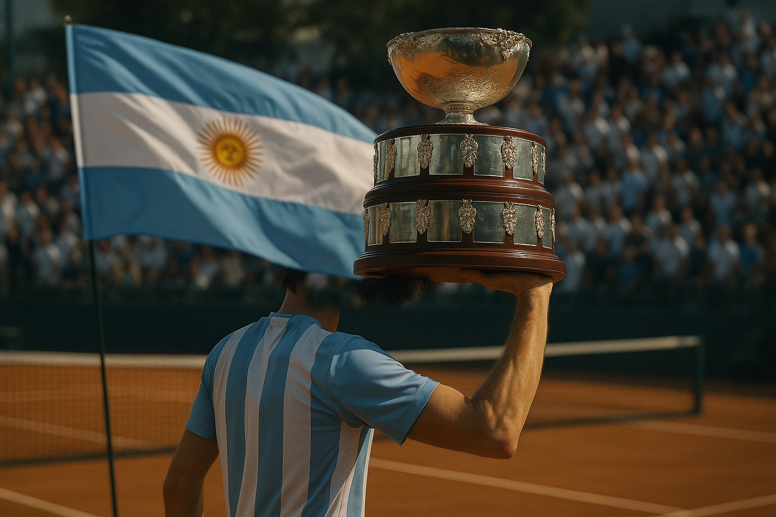 Argentina avanza en la Copa Davis y sueña con la segunda Ensaladera