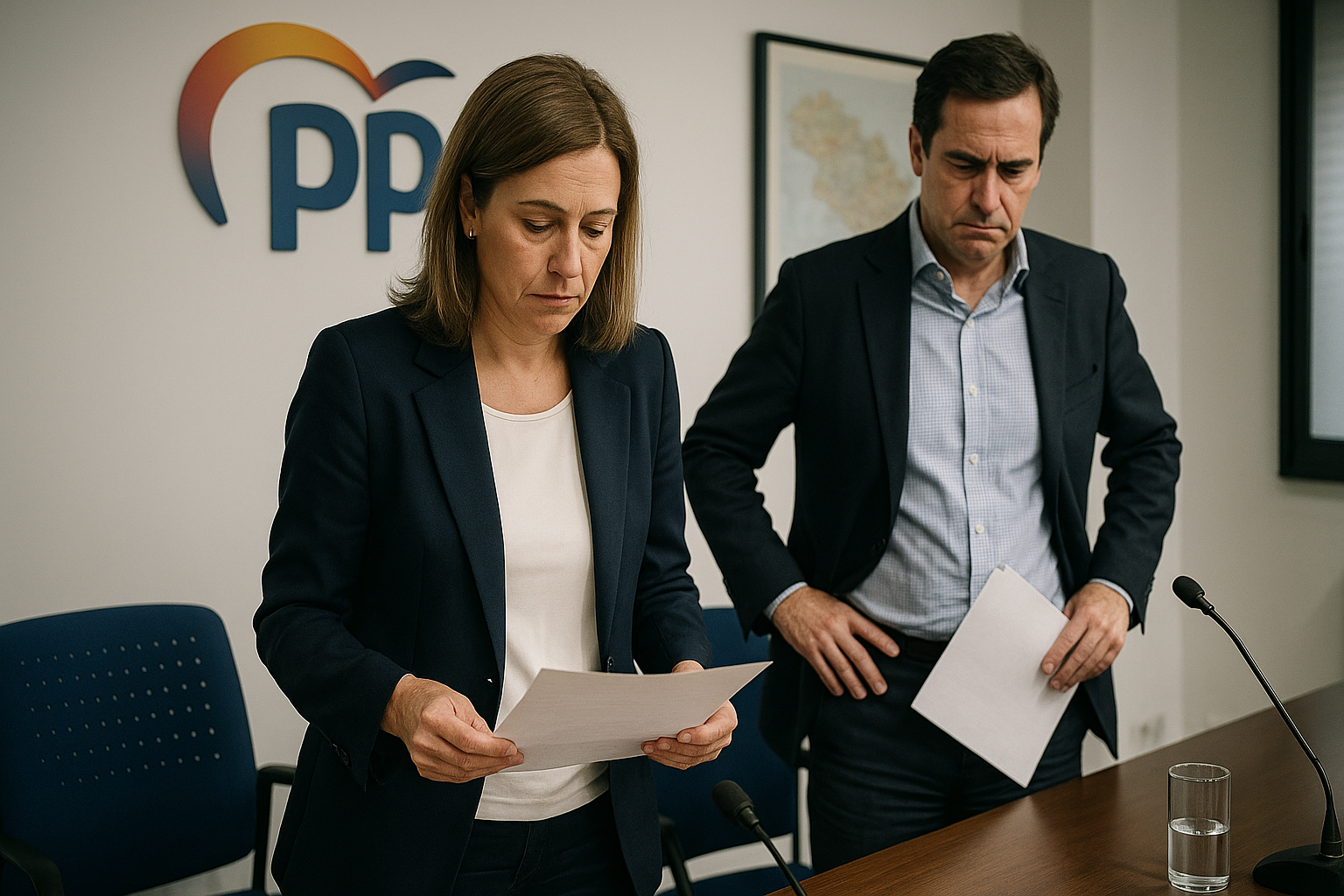 La presidenta y el secretario general del PP de Vizcaya renuncian a sus cargos