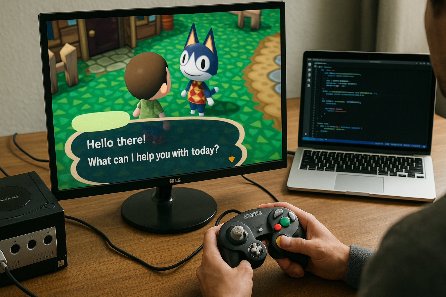 Modder incorpora diálogo de IA en Animal Crossing de 2002 mediante un hack