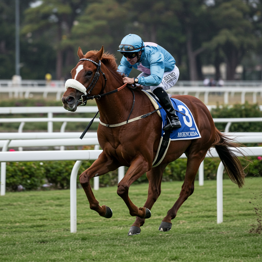 Real Rim triunfa en el Gran Premio Jockey Club, clásico histórico del turf argen