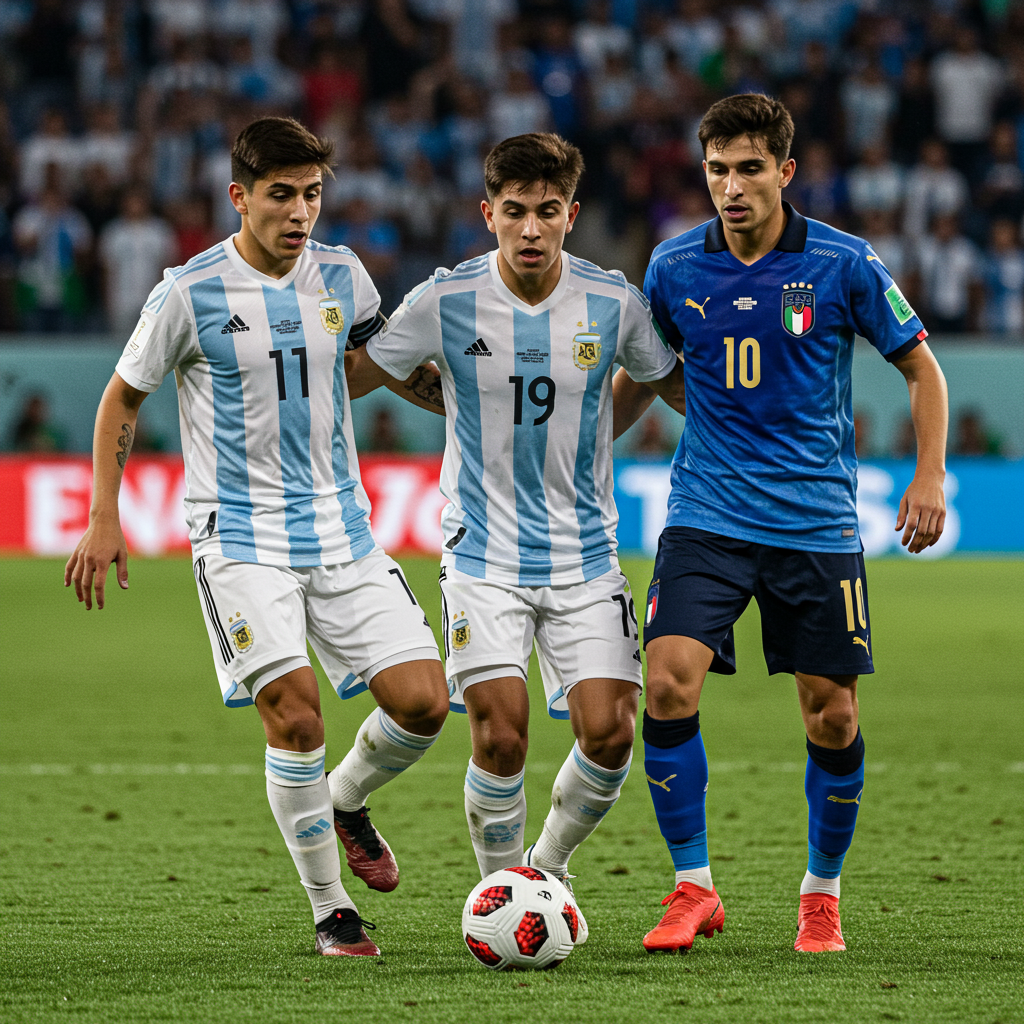 Argentina vs. Italia, en vivo, por el Mundial Sub 20