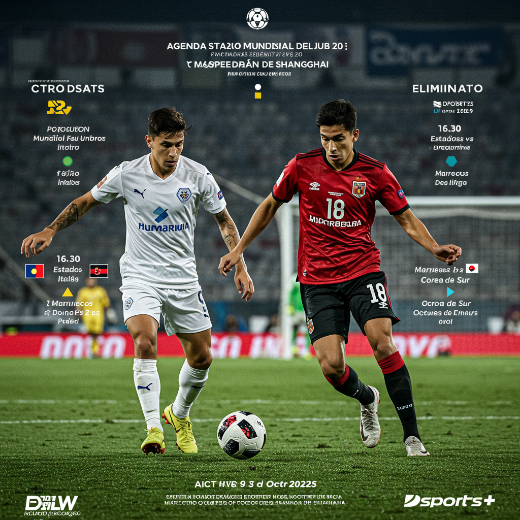 Agenda Deportiva del Jueves: Mundial Sub 20, Eliminatorias y Masters de Shanghai