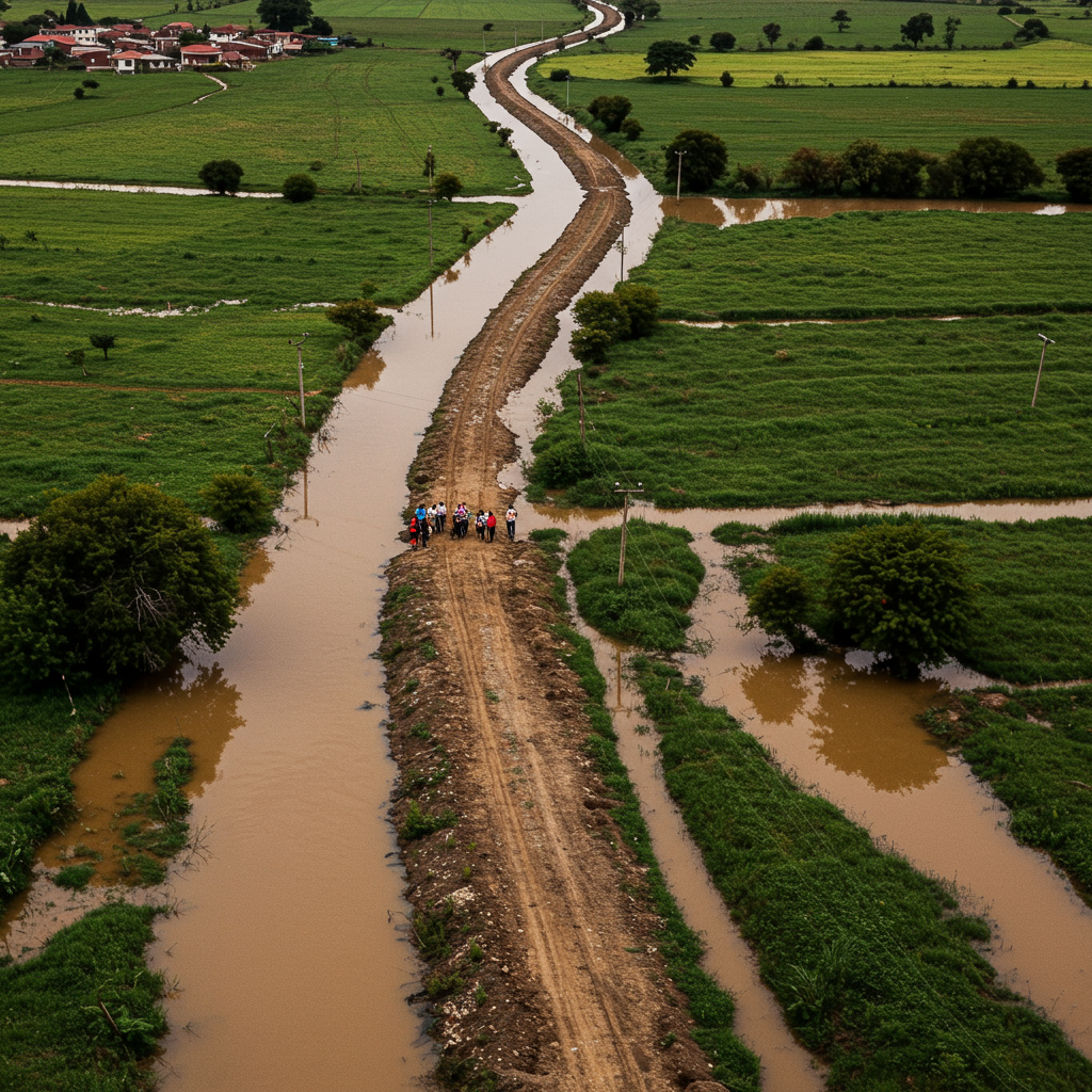 Carlos Casares: Productores en Alerta por Sobretasa Vial en Medio de Inundacione
