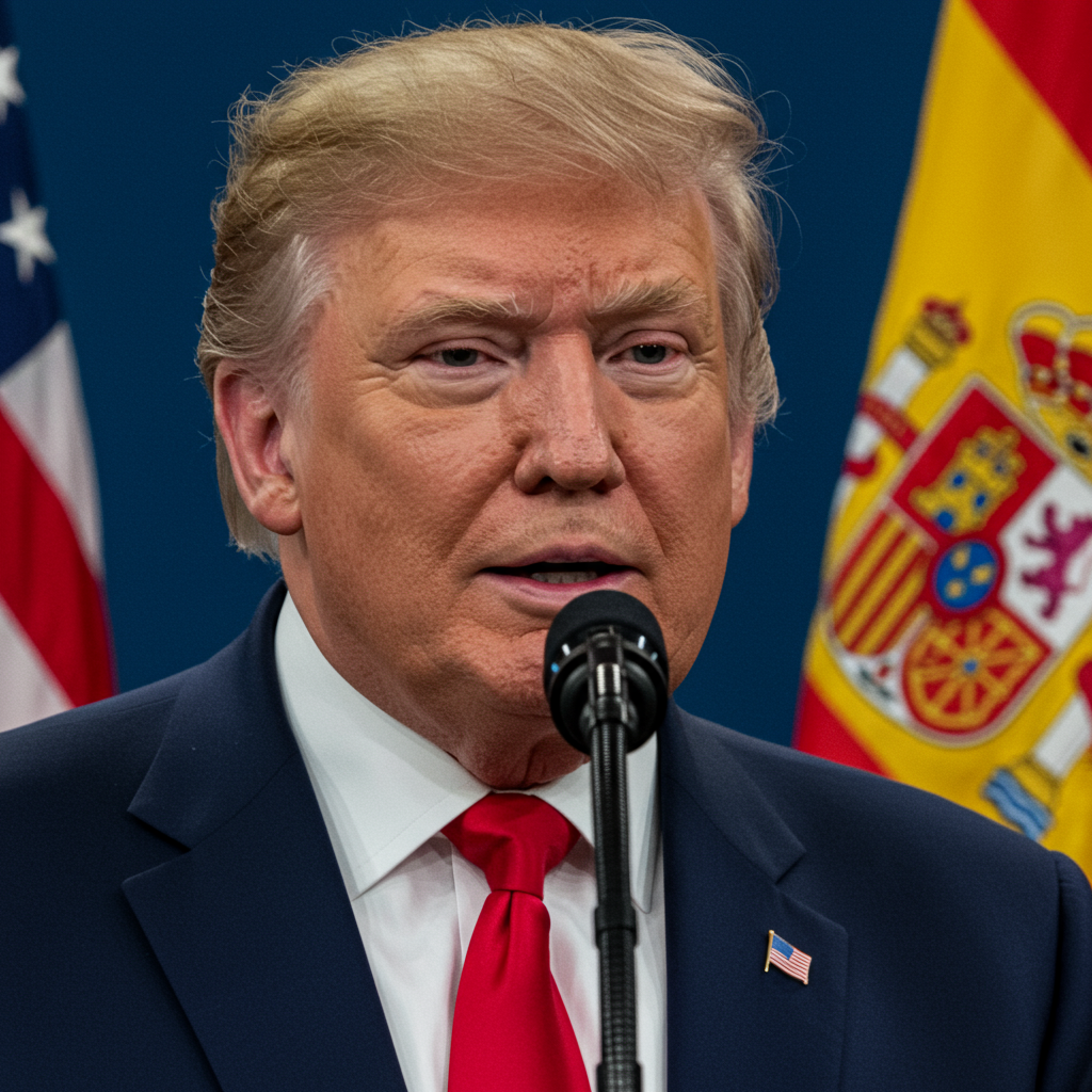 Trump amenaza a España con aranceles por gasto en Defensa: 