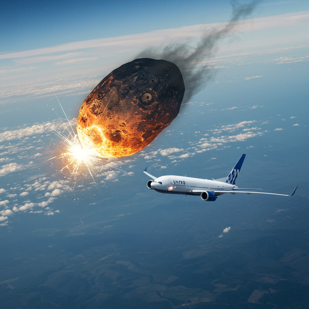 Objeto que impactó avión sería globo meteorológico, no basura espacial