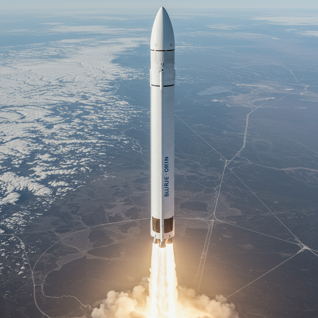 Blue Origin busca aterrizar y reutilizar New Glenn para misión lunar