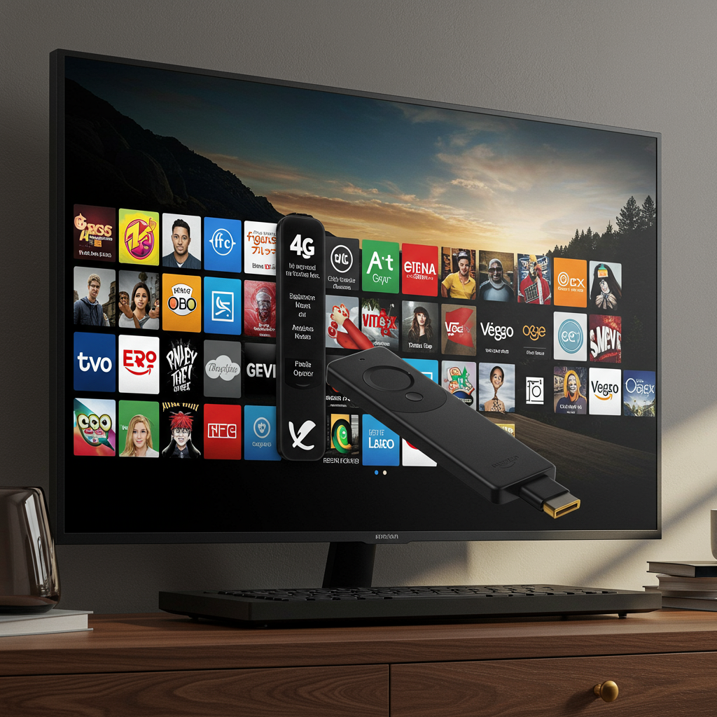 Fire TV Stick 4K Select: Acceso a apps vía streaming para mayor velocidad
