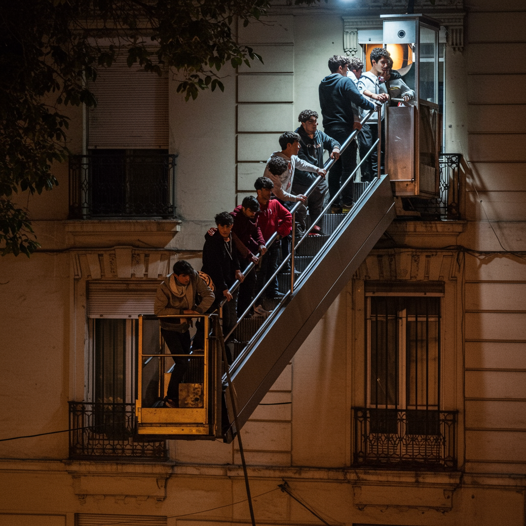 Ascensor Cae en Palermo: Nueve Jóvenes Atrapados Tras Desplome Desde el Séptimo