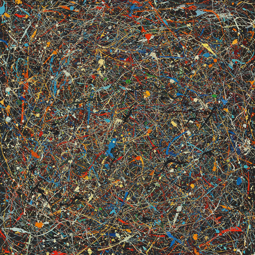 Estudio: Pinturas de niños se asemejan más a Pollock que las de adultos