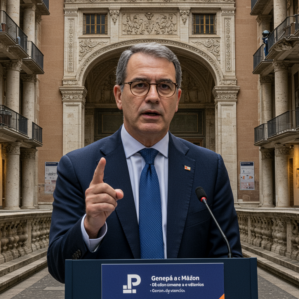 Génova critica a Mazón por su agenda durante la DANA de 2024 en Valencia