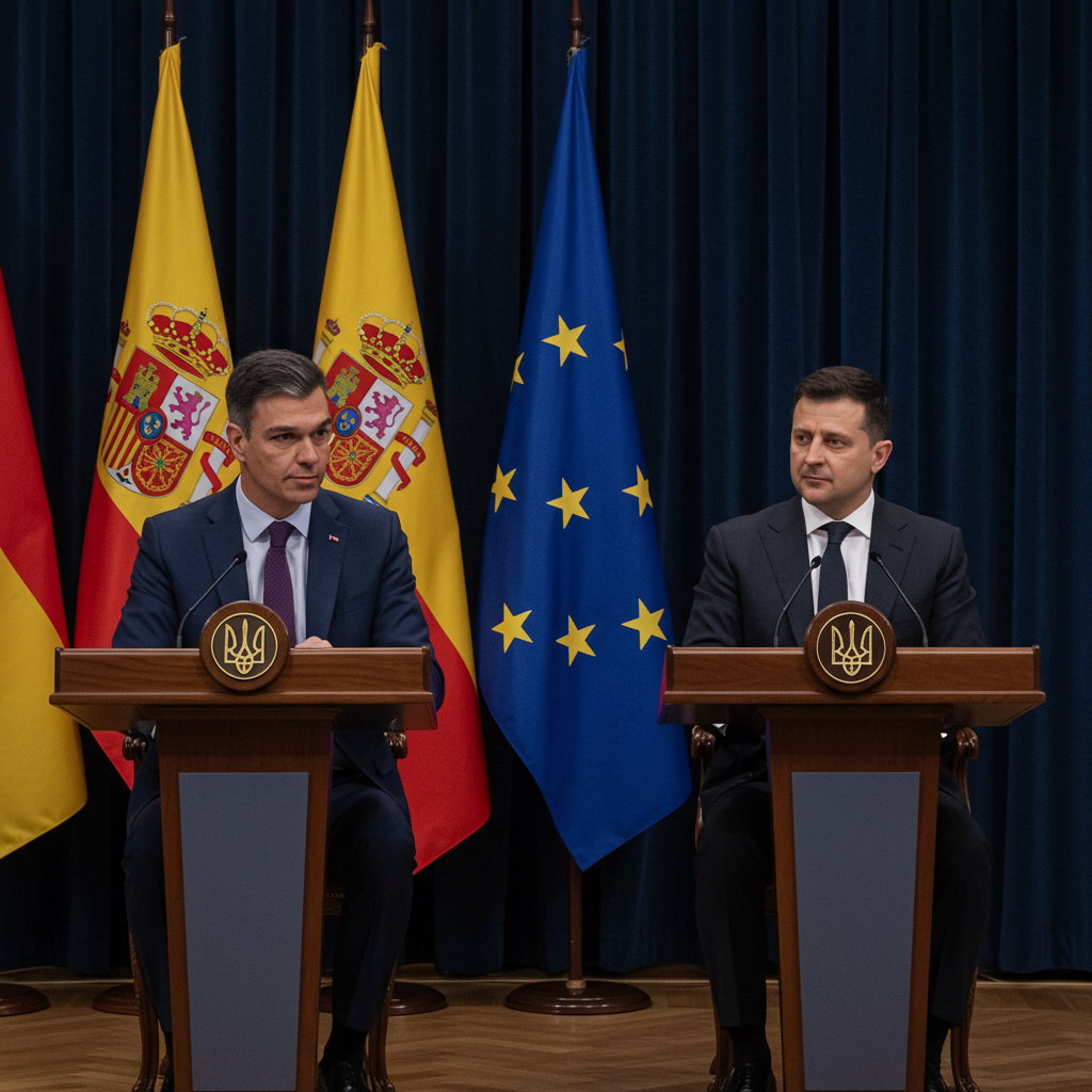 Sánchez reafirma su apoyo a Zelenski tras avances en negociaciones de paz