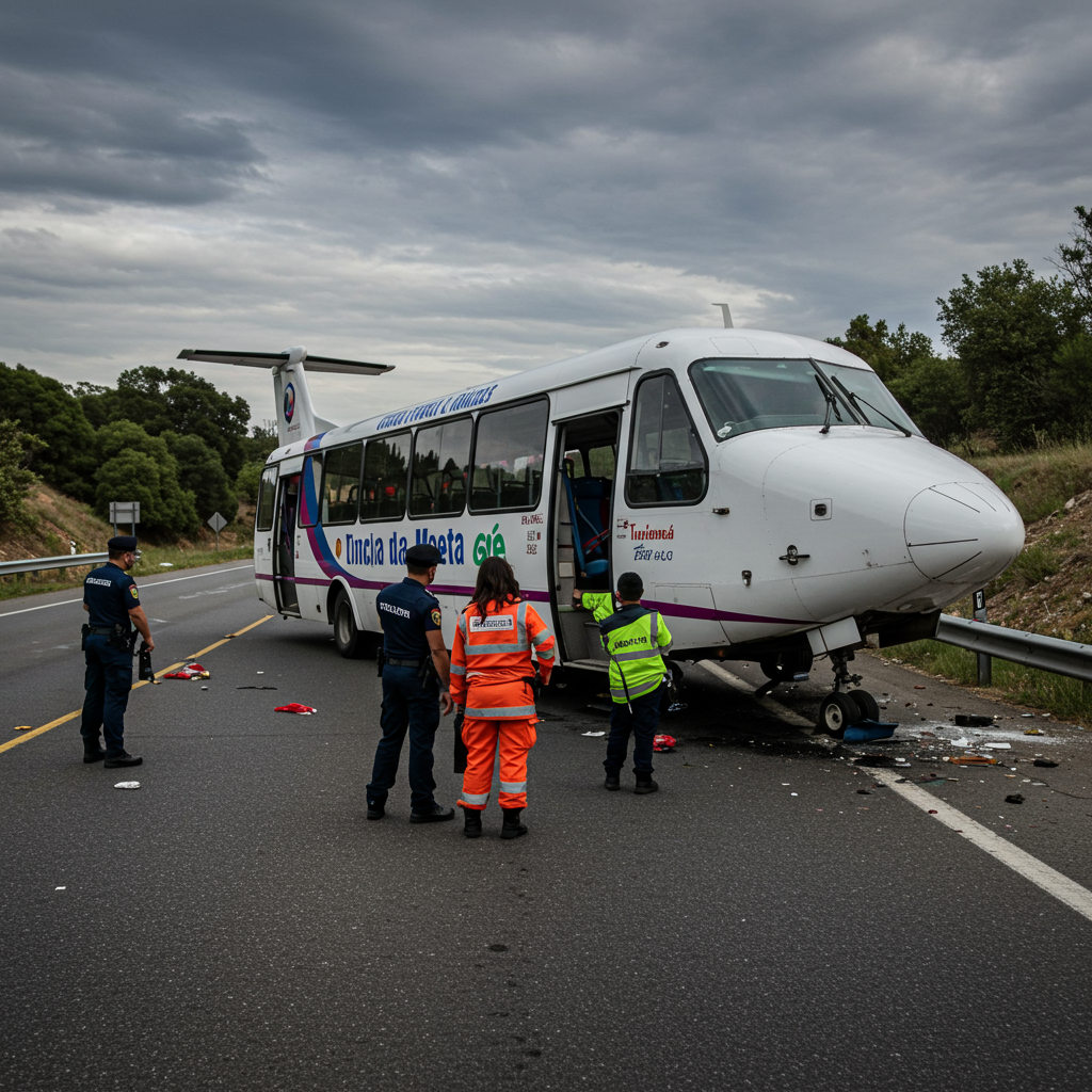 Accidente en Ruta 2: Micro a Mar del Plata, Dos Fallecidos y Encuentro Suspendid