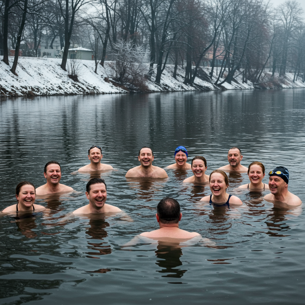Inmunes al Frío: Temporada de Natación Invernal en Varsovia