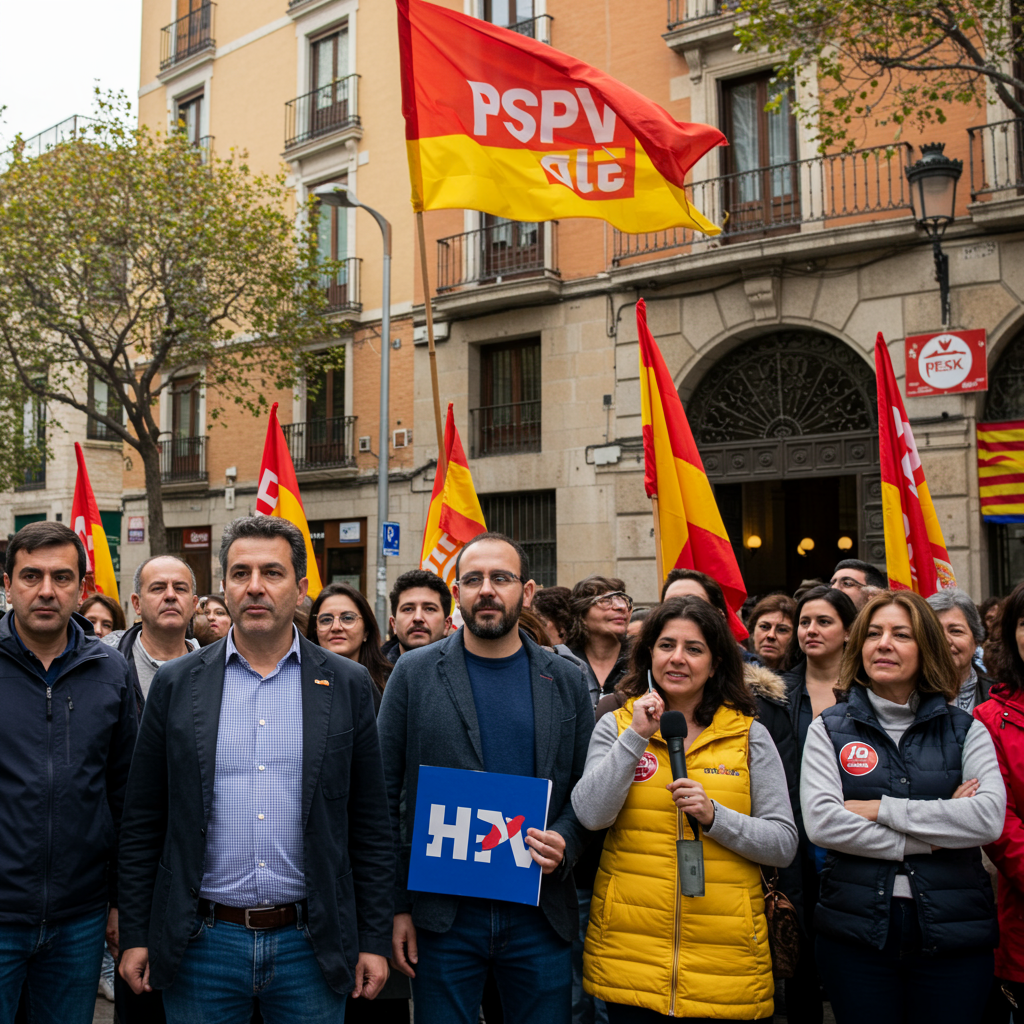 El PSPV exige elecciones y critica a Pérez Llorca y Feijóo en la Comunidad Valen